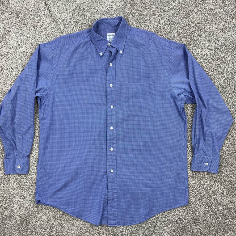 Brooks Brothers Relaxed Fit All Cotton 15.5-3 men’s button down